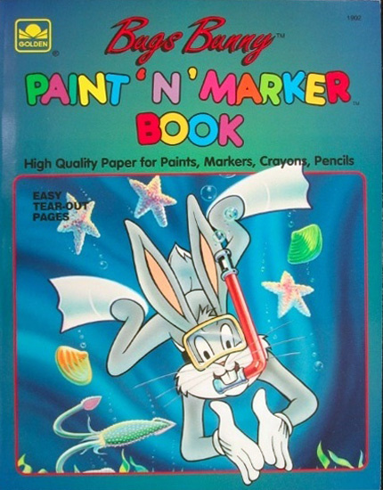 Bugs Bunny Paint 'n' Marker Book