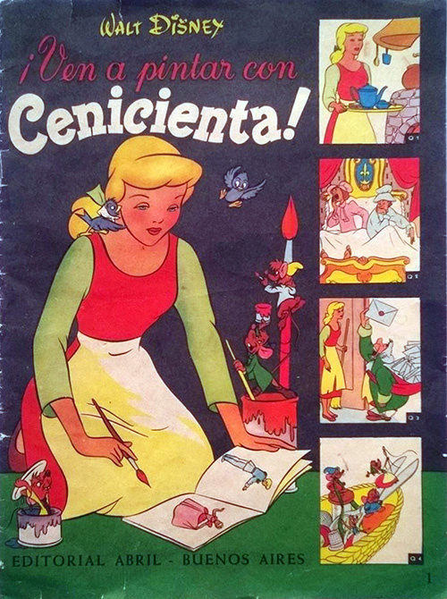 Cinderella, Disney's Coloring Book