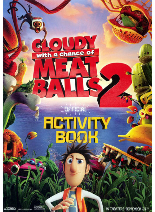 Cloudy with a Chance of Meatballs 2 Activity Book