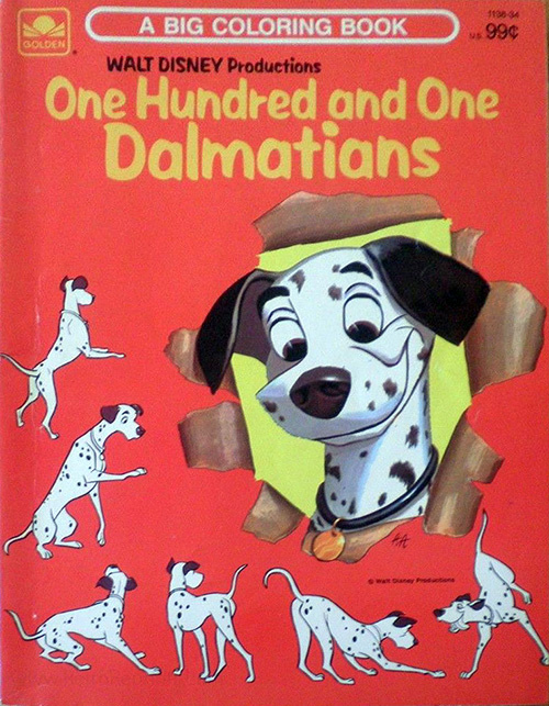 101 Dalmatians Coloring Book