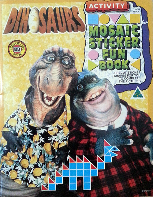 Dinosaurs, Jim Henson's Mosaic Sticker Fun Book