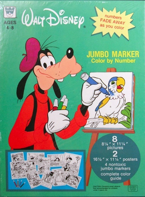 Disney Color By Number