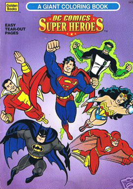 DC Super Heroes Coloring Book