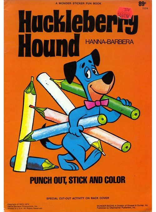 Huckleberry Hound A Wonder Sticker Fun Book