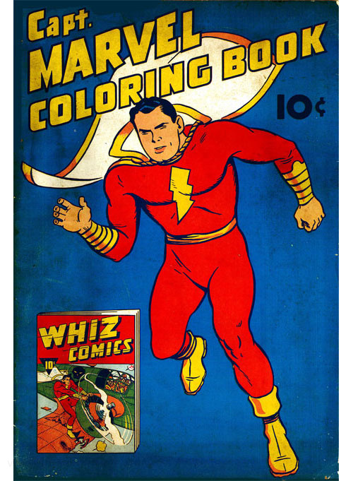 Shazam (Captain Marvel) Capt Marvel Coloring Book