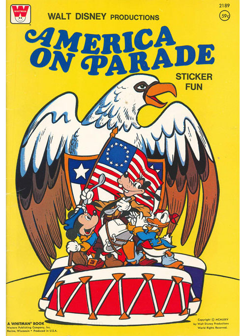 Disney America on Parade Sticker Fun
