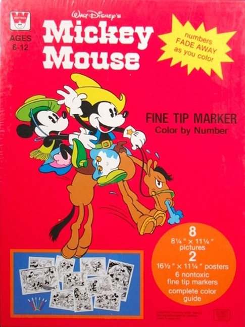 Mickey Mouse and Friends Color by Number