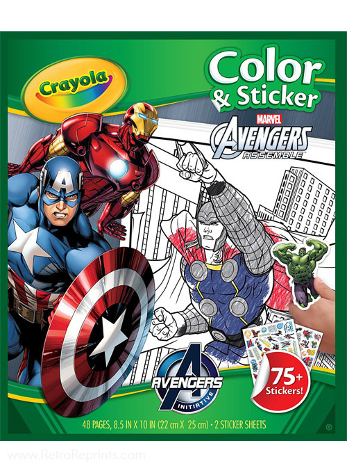 Avengers Color & Sticker Book