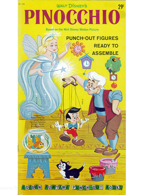 Pinocchio, Disney's Punch-Out Book