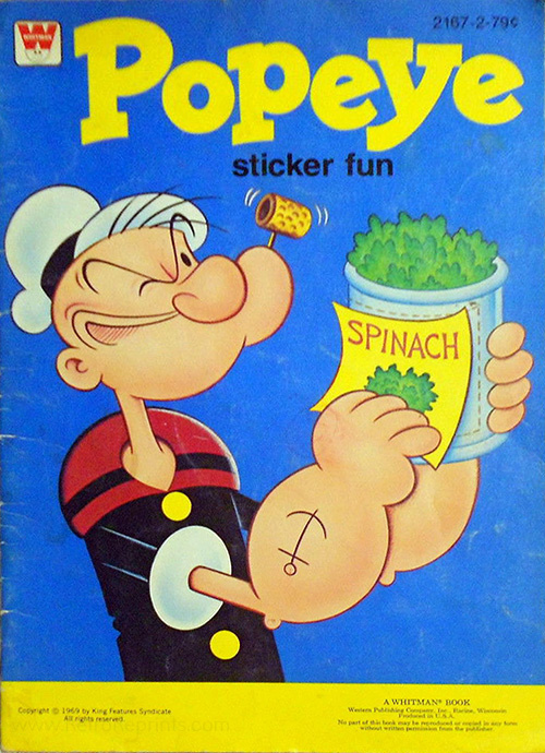 Popeye the Sailor Man Sticker Fun