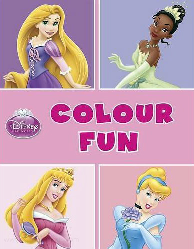 Princesses, Disney Colour Fun