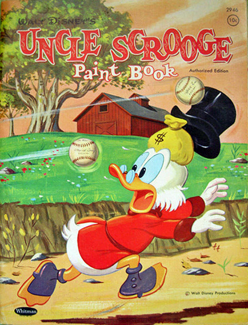 Uncle Scrooge Paint Book