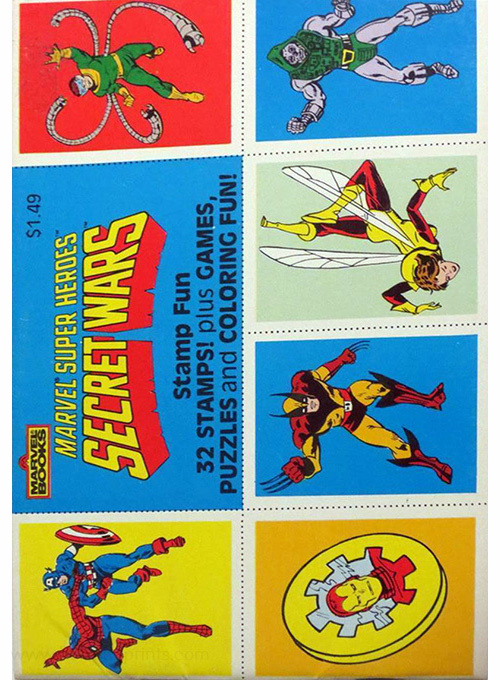 Marvel Super Heroes Secret Wars: Stamp Book