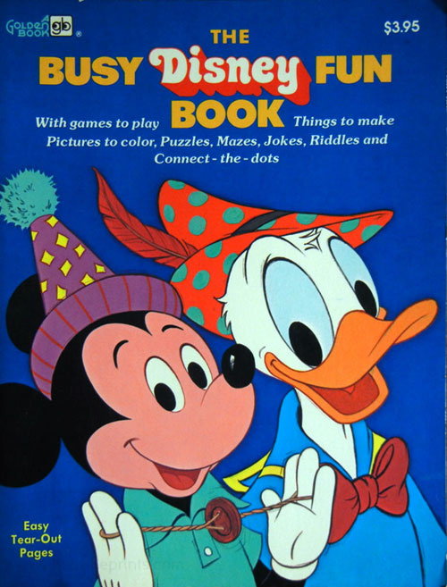Disney The Busy Disney Fun Book
