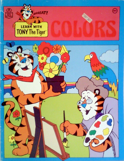 Commercial Characters Tony the Tiger: Colors