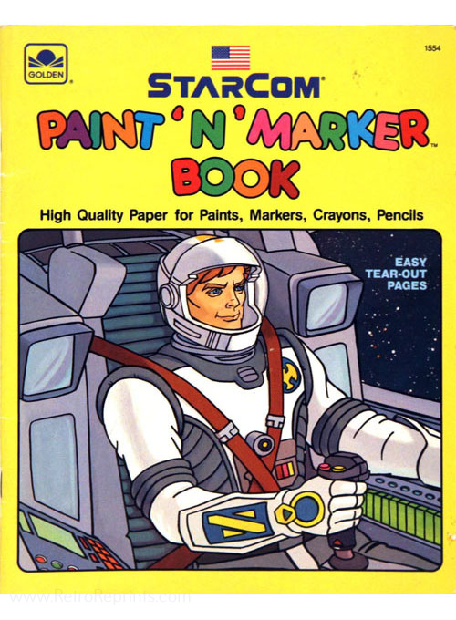 Starcom: The U.S. Space Force Paint 'n' Marker Book