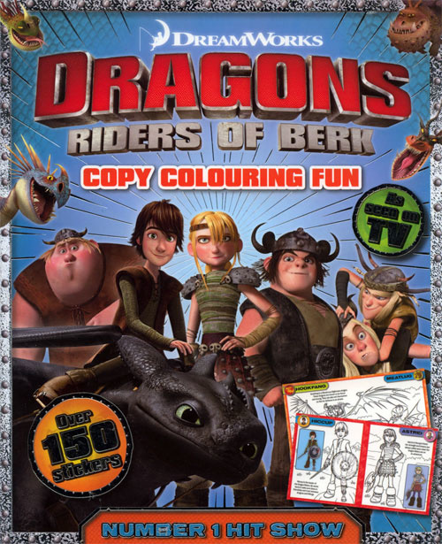 Dragons: Riders of Berk Colouring Book