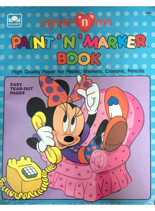 Minnie Mouse Paint 'n' Marker Book