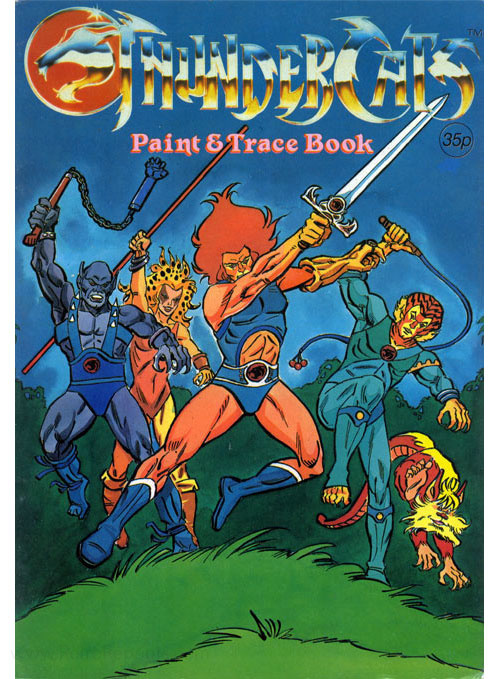 ThunderCats (1985) Paint & Trace Book