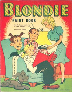 Blondie Paint Book