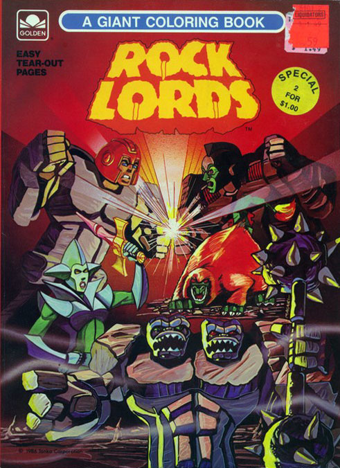 GoBots: Rock Lords Coloring Book