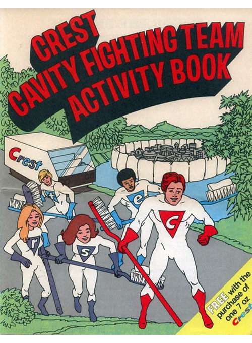 Commercial Characters Crest Cavity Fighting Team Activity Book