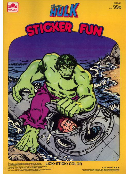 Incredible Hulk, The Sticker Fun
