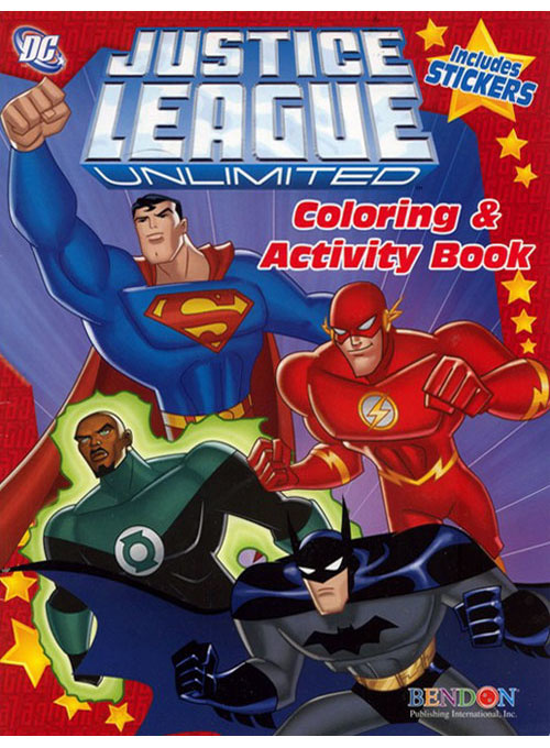 Justice League Unlimited Coloring and Activity Book