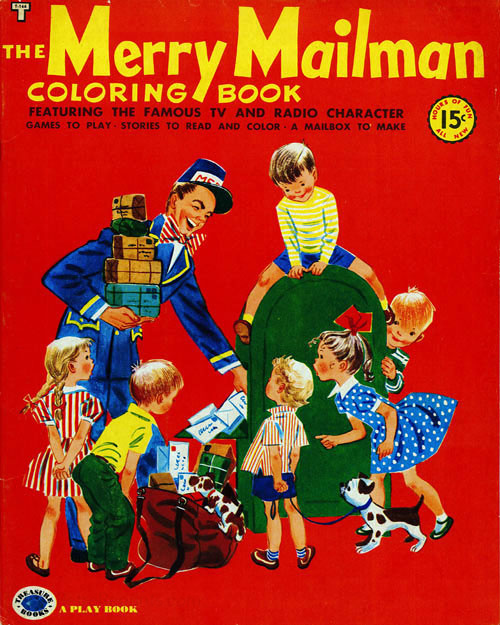 Merry Mailman, The Coloring Book