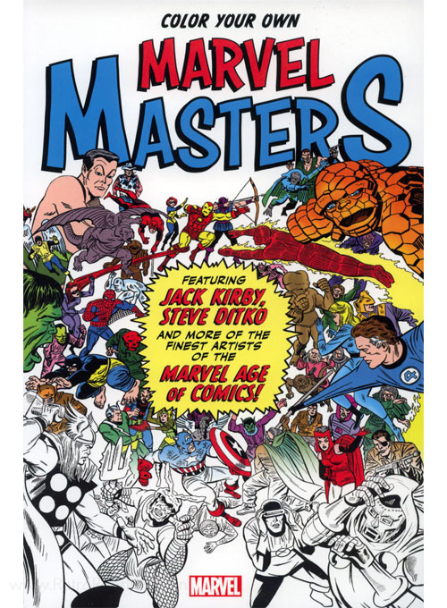 Marvel Super Heroes Color Your Own Marvel Masters