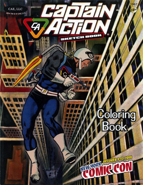 Captain Action Coloring Book