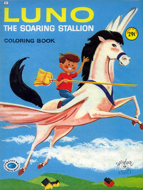 Luno the White Stallion Coloring Book