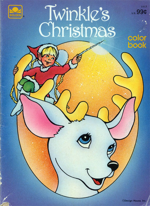 Twinkle the Christmas Elf Coloring Book