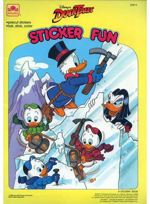 DuckTales Sticker Fun