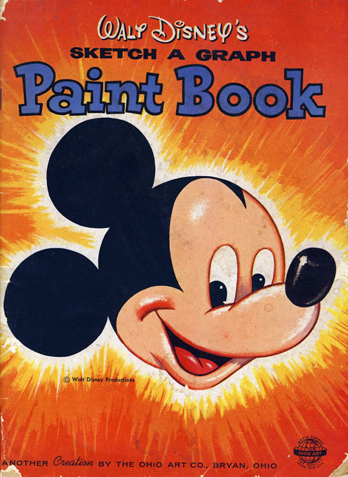 Mickey Mouse and Friends Paint Book
