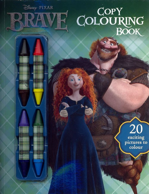 Brave, Pixar's Copy Colouring Book