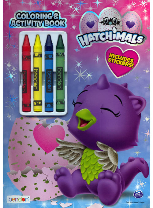 Hatchimals Coloring and Activity Book