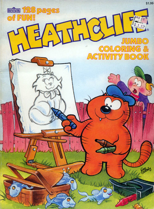 Heathcliff Coloring and Activity Book