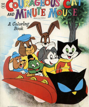 Courageous Cat and Minute Mouse (Coloring Book; 1962) Artcraft