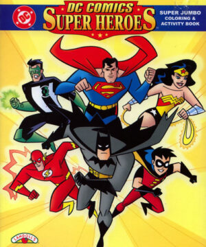 DC Superheroes (Coloring and Activity Book; 1998) Landolls