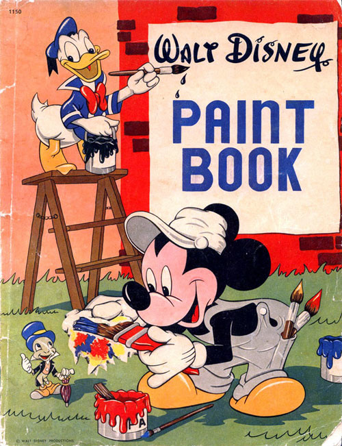 Disney Paint Book (1949) Whitman : Retro Reprints