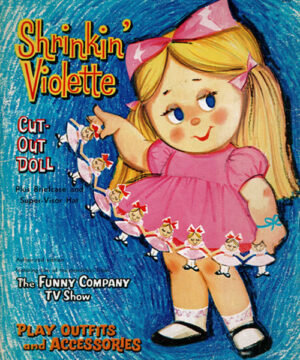 Funny Company (Shrinkin’ Violette Paper Doll; 1965) Whitman