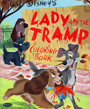 Lady and the Tramp (Coloring Book; 1954) Whitman