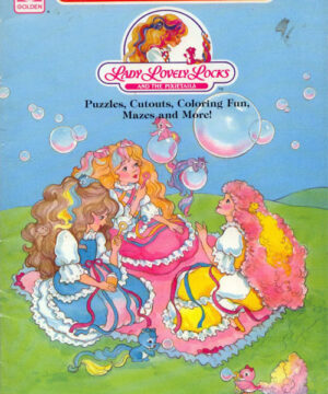 Lady LovelyLocks and the Pixietails (Coloring and Activity Book; 1987) Golden Books