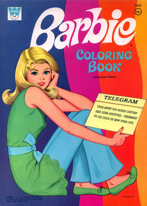 Barbie (Coloring Book; 1972) Whitman