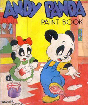 Andy Panda (Wet Paint; 1944) Saalfield