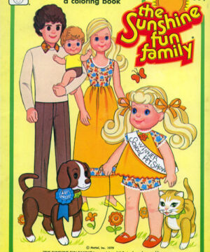 Sunshine Fun Family (Coloring Book; 1979) Whitman