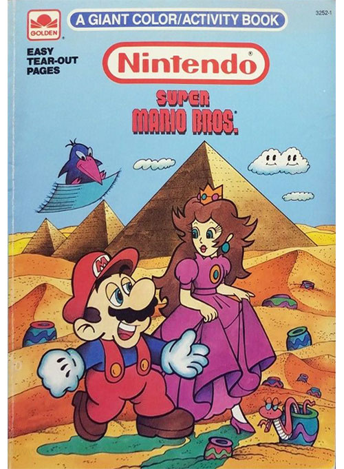 Super Mario Bros. (Coloring & Activity; 1989) Golden Books : Retro Reprints