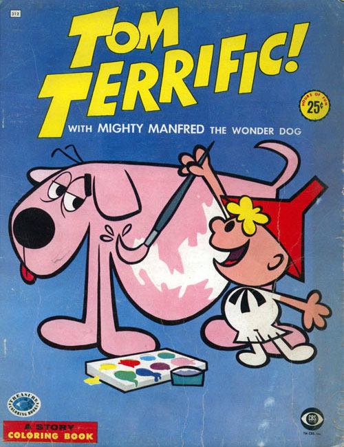 Tom Terrific (Coloring Book; 1957) Treasure : Retro Reprints