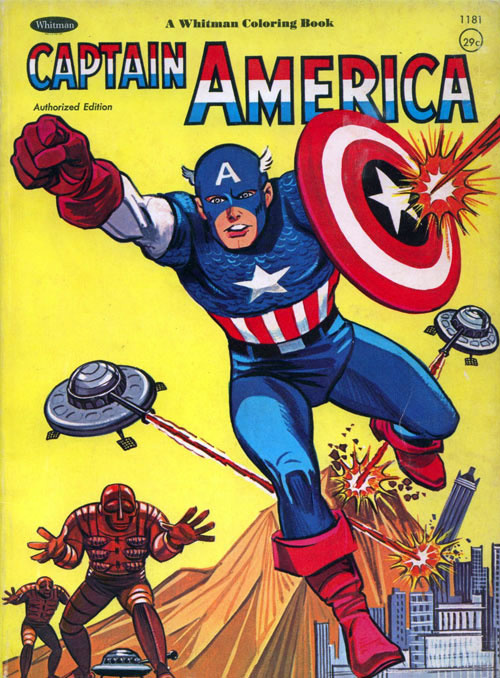 Captain America (Coloring Book; 1966) Whitman : Retro Reprints